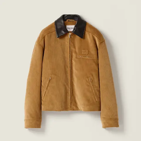 미우미우 미우미우 Padded corduroy blouson ML1336 1795 F0346 S OOO 명품 - 명품하우스