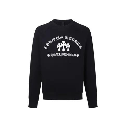 크롬하츠 크롬하츠 세메터리 헐리우드 스웨트셔츠 블랙 25111730 명품 - 명품하우스