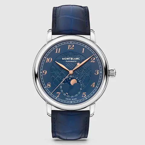 몽클레어 몽블랑 스타 레거시 문페이즈 42mm 리미티드 에디션 워치 MB129630 명품 - 명품하우스