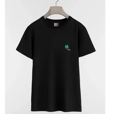디올 디올 클로버 자수 티셔츠, 레귤러 핏 683J614A3036 명품 - 명품하우스