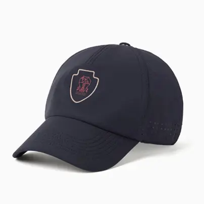 브루넬로 쿠치넬리 브루넬로 쿠치넬리 Logo Crest Baseball Cap in Canvas 217961117 명품 - 명품하우스
