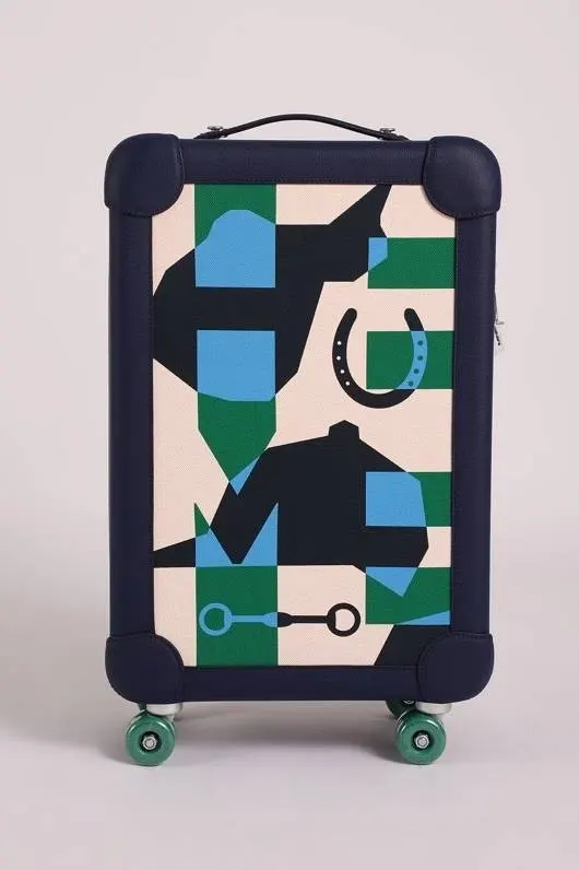에르메스 2025 R.M.S Cabin Suitcase 레터링 블루 컬러 기내용 캐리어 여행가방 명품 | 명품하우스