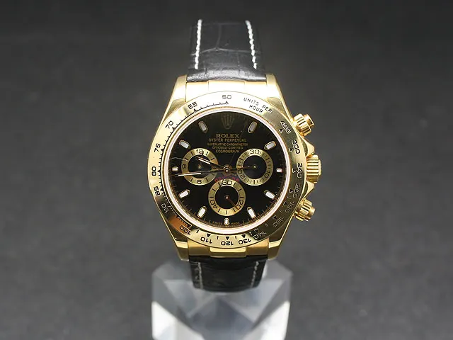 로렉스 데이토나 골드 가죽밴드 남성용 명품 | 명품하우스