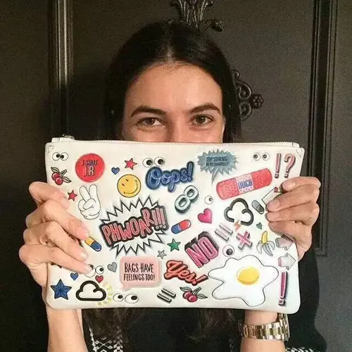 안야 힌드마치 올오버스티커 클러치 (All over sticker clutch) 2 Col 명품 | 명품하우스