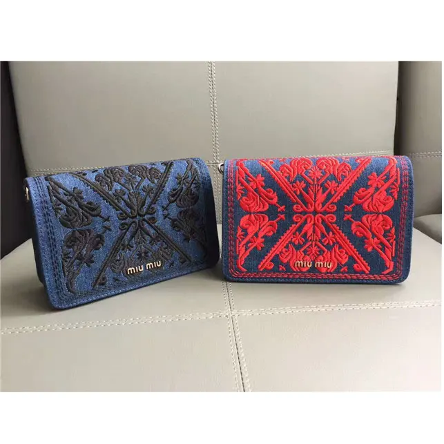 Miu Miu Jean's Embrodery Bag 5BF057 명품 | 명품하우스