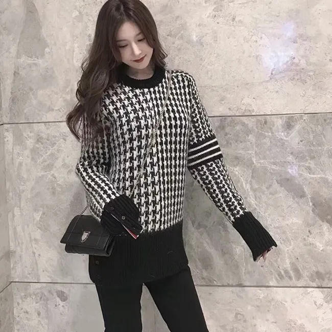 톰브라운 배색 니트 18122033 명품 | 명품하우스
