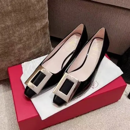 로저비비에 Trapeze Metal Buckle Pumps 22022239 명품 | 명품하우스