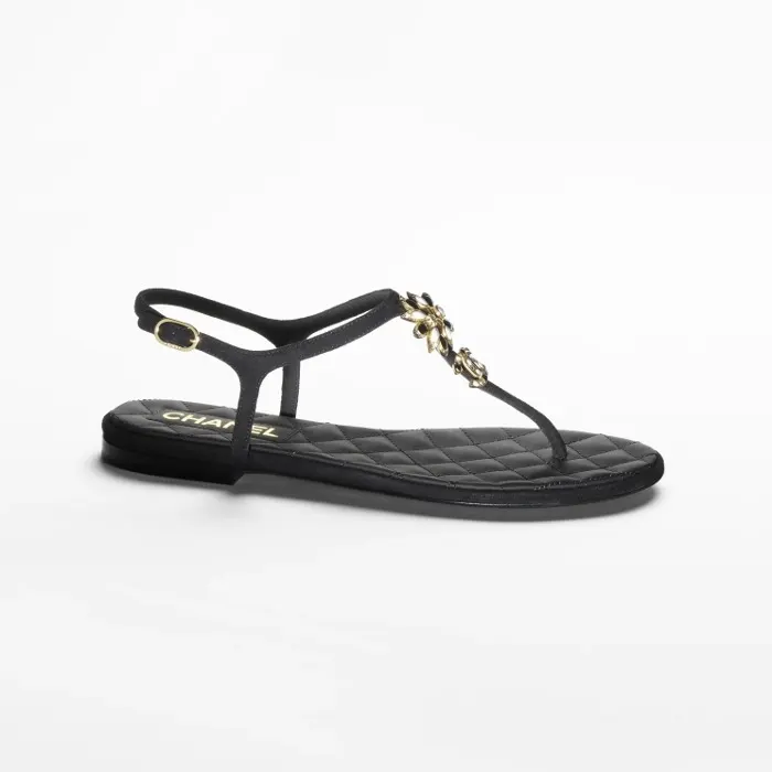 Chanel 샤넬 스웨이드 키드스킨 메탈 샌들 3color G45025 B13202 94305 명품 | 명품하우스