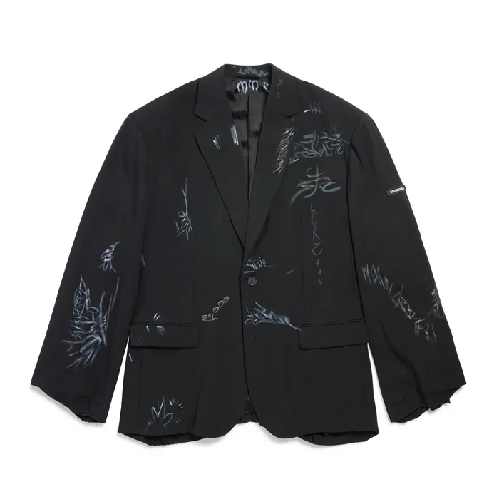 발렌시아가 GRAFFITI SKATER TAILORED 재킷 블랙 739591TOT031000 명품 | 명품하우스