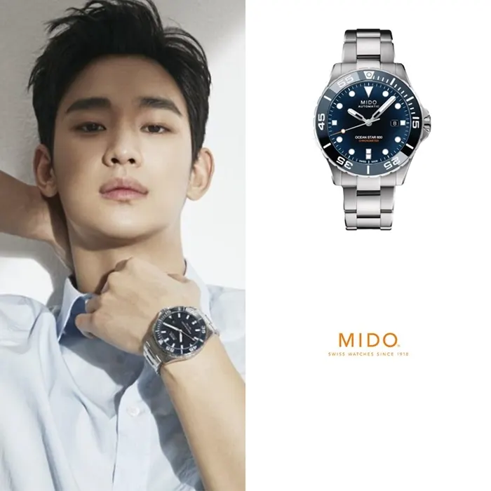 미도 오션스타 600 크로노미터 40mm 블루 다이얼 메탈 시계 M026.608.11.041.01 명품 | 명품하우스
