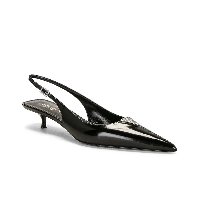생로랑 Cherish Slingback Pump 755341 AACG0 1000 명품 | 명품하우스