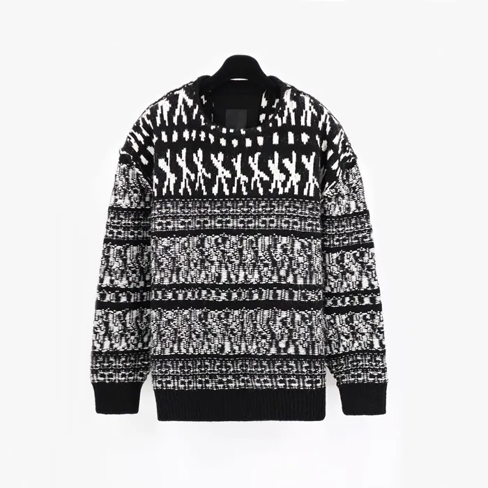 지방시 * 치토 Sweater in wool with patchwork effect 24030730 명품 | 명품하우스