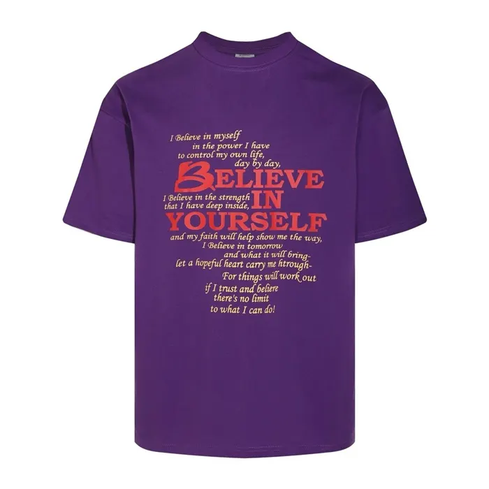 베트멍 남/여 'Believe In Yourself' T Shirt 241669M213034 명품 | 명품하우스