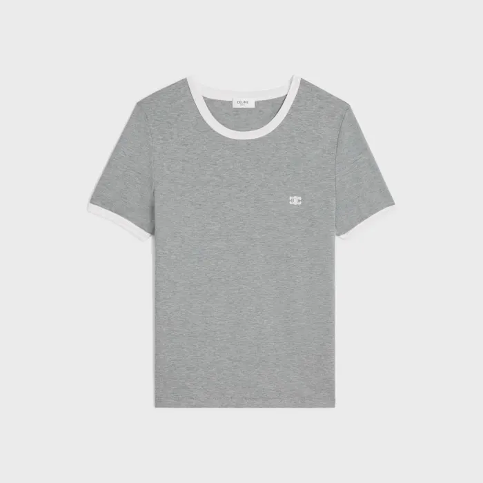 셀린느 70’S TRIOMPHE T SHIRT IN COTTON JERSEY GREY 2X92K671Q.09OW 명품 | 명품하우스
