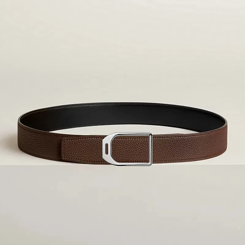 에르메스 JOCKEY 벨트 버클 & 리버서블 가죽 스트랩 38 MM H010638UK05 명품 | 명품하우스
