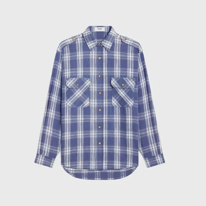 셀린느 남/여 셔츠 overshirt in 2C50A615X.10BD 명품 | 명품하우스
