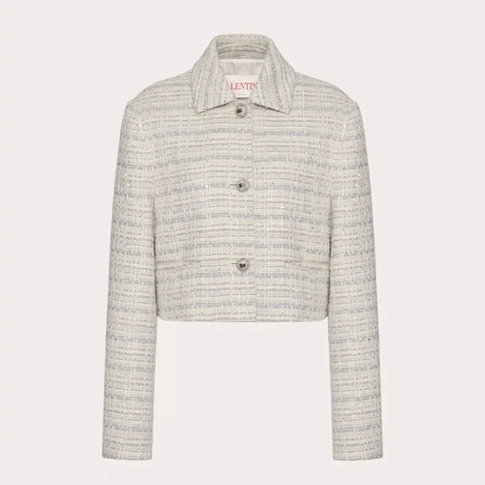 발렌티노 DELICATE TWEED JACKET 5B3CE3M28ND Z3J 명품 | 명품하우스