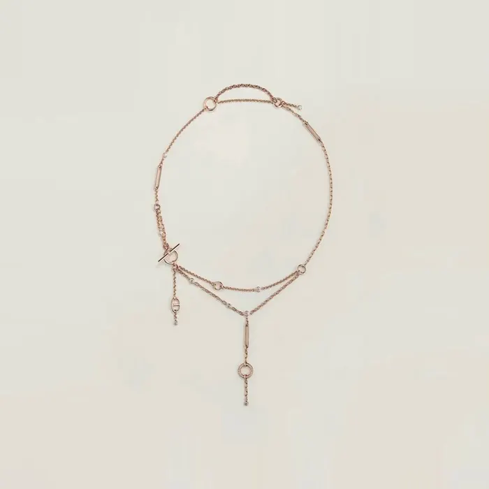 에르메스 Chaine d'ancre Chaos lariat necklace H222209B 00SH 명품 | 명품하우스