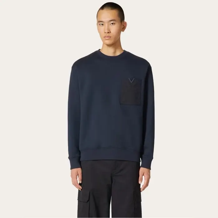 발렌티노 V detail cotton sweatshirt VMF26W9Y5 명품 | 명품하우스