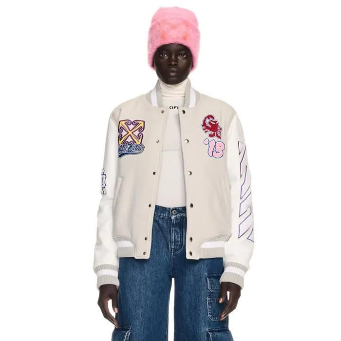 오프화이트 wo characters varsity OWEK006F24FAB0025184 명품 | 명품하우스