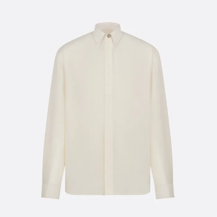 디올 Icons Cannage Shirt Ecru Silk Blend 413C513A6067 C030 명품 | 명품하우스