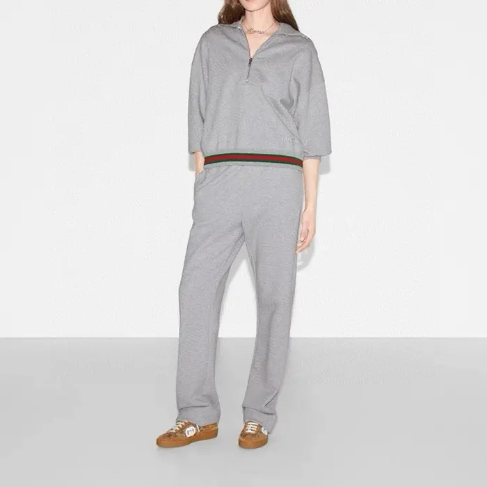 구찌 Cotton jersey sweatshirt pants with Web 794632 명품 | 명품하우스