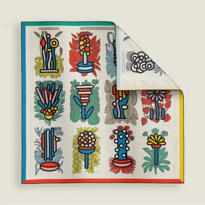 에르메스 Botanica Grafica 더블 페이스 스카프 90 명품 | 명품하우스
