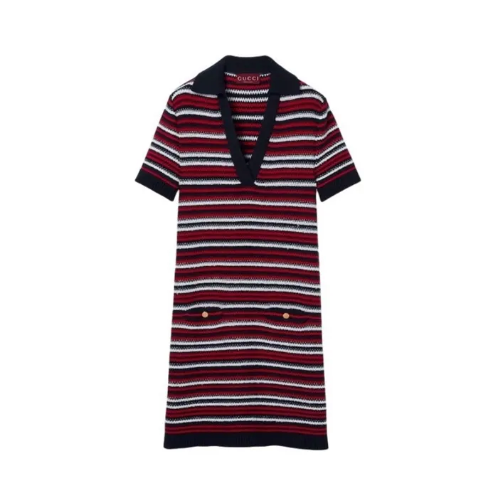 구찌 Fine wool polo dress 818612 XKENN 4573 명품 | 명품하우스