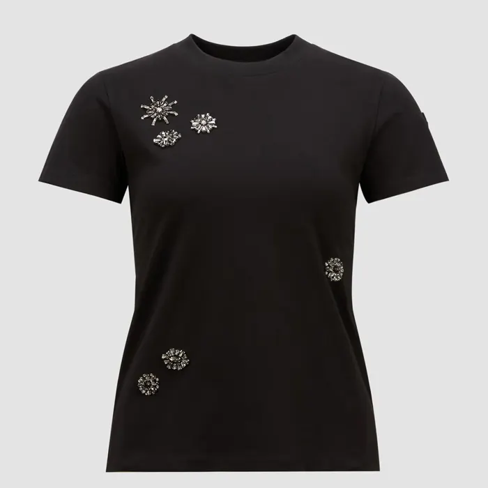 몽클레어 Crystal Flowers Cotton T Shirt K10938C0004789ADC999 명품 | 명품하우스