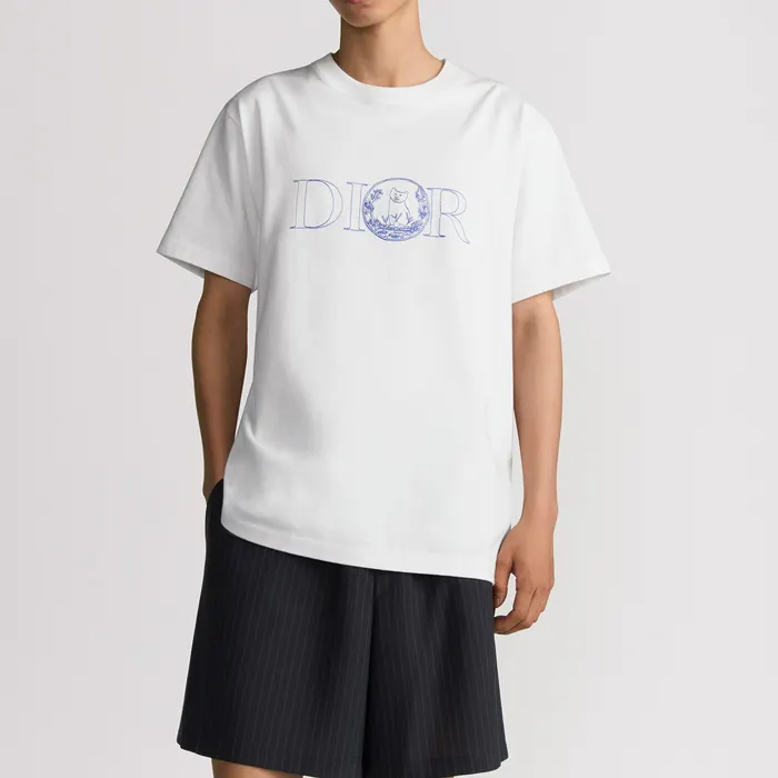 디올 DIOR AND HYLTON NEL 티셔츠, 캐주얼 핏 583J696C0554 명품 | 명품하우스