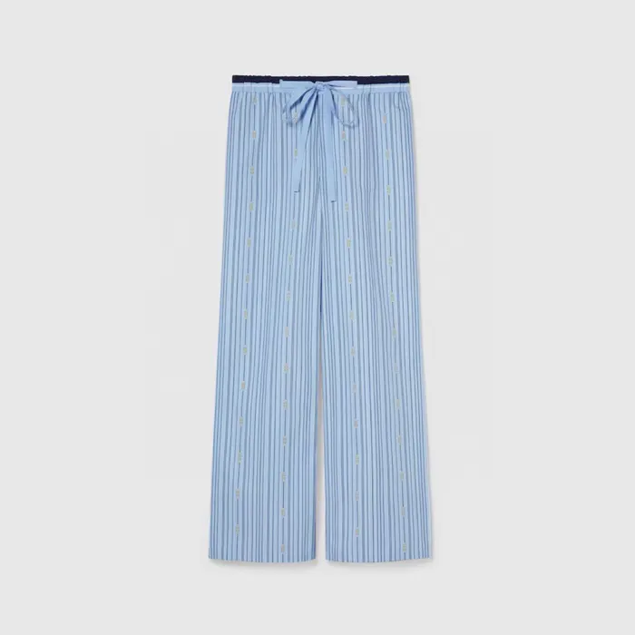 구찌 Printed cotton poplin pants 818541 Z7ALF 4061 명품 | 명품하우스