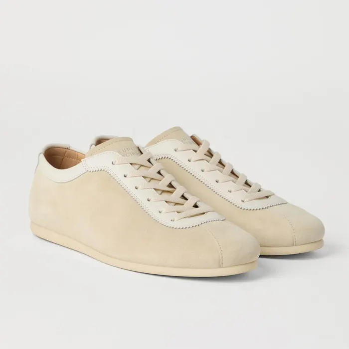브루넬로 쿠치넬리 Washed suede sneakers 251MZUSIGD331 명품 | 명품하우스