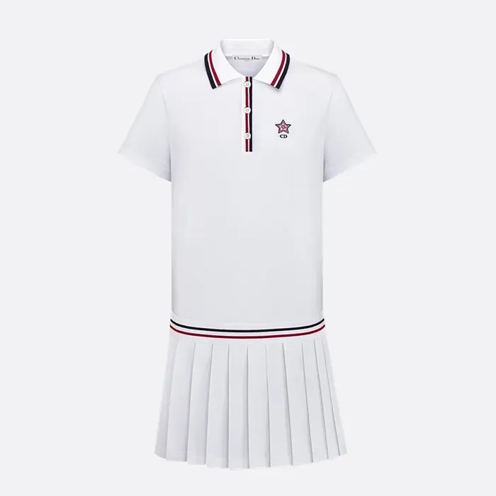 디올 Dior Vibe 플리츠 쇼트 폴로 드레스 513R01A4200 X0878 명품 | 명품하우스