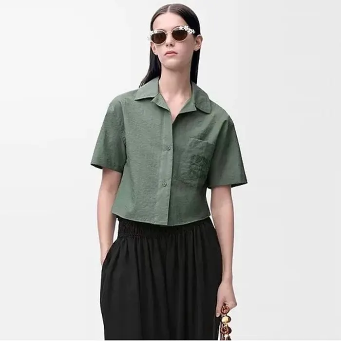 로에베 Short sleeve shirt in cotton blend S616Y05X46 명품 | 명품하우스
