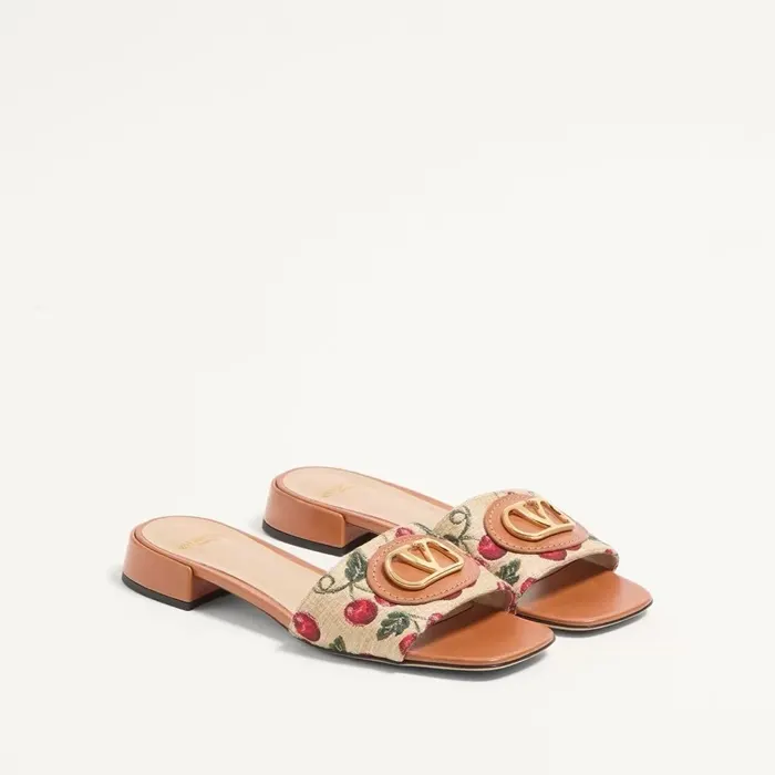 발렌티노 VLOGO SIGNATURE CHERRYFIC SLIDE SANDAL 20MM 6W0S0LT0NNX 32H 명품 | 명품하우스