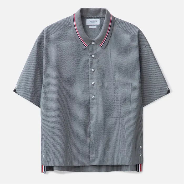 톰브라운 Step Hem Short Sleeve Rugby Shirt 25060335 명품 | 명품하우스