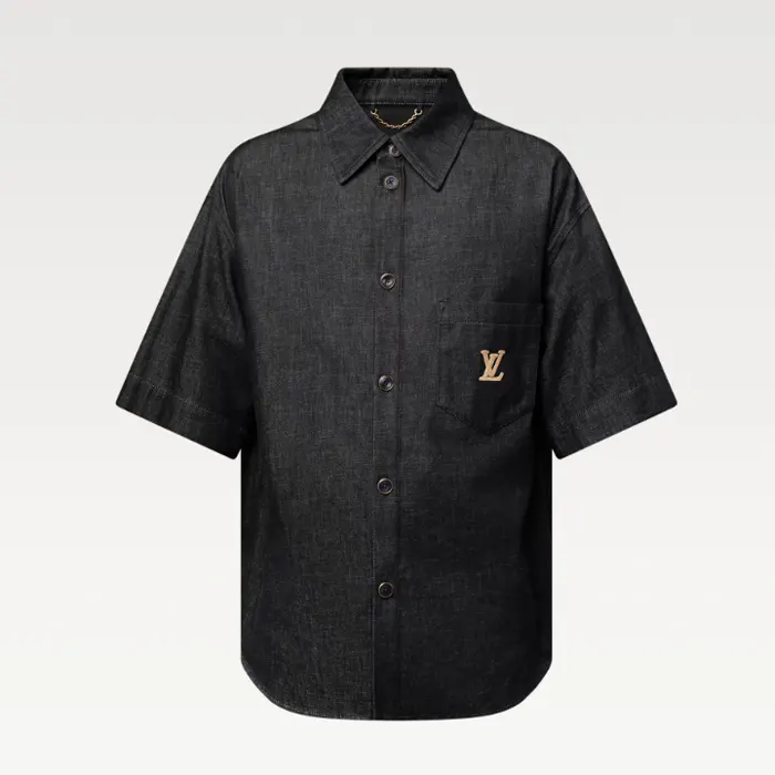루이비통 Short Sleeved Chambray Shirt 1AHVW4 명품 | 명품하우스