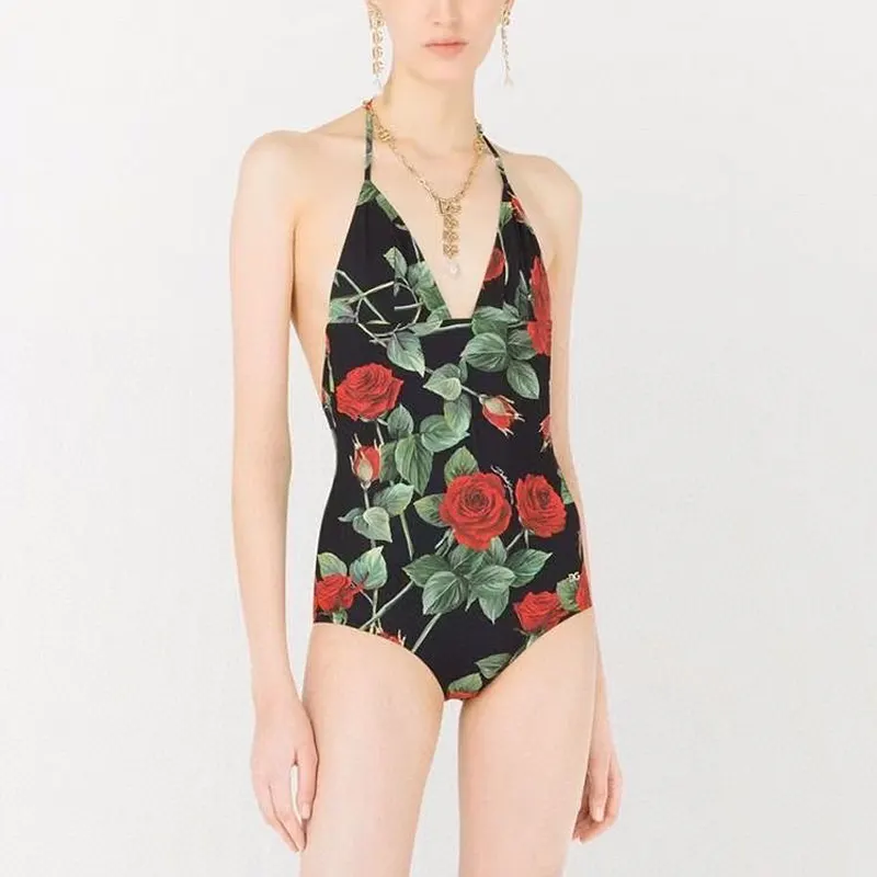 돌체앤가바나 Rose print one piece swimsuit O9A73JFSGXEHN2ZO 명품 | 명품하우스