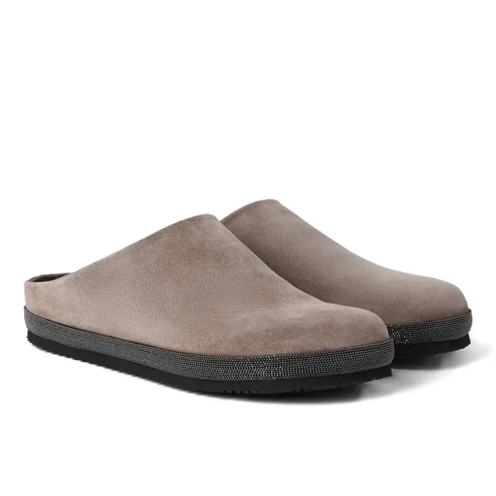 브루넬로 쿠치넬리 Monili chain detail flat mules MZSFG3040PC2659 명품 | 명품하우스