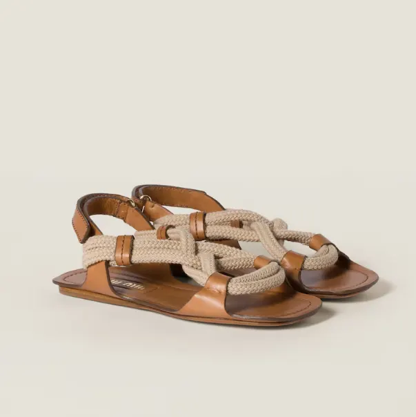 미우미우 Flat cord sandals 5X415E 명품 | 명품하우스