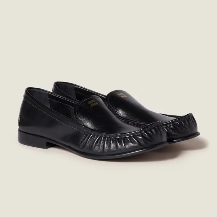 미우미우 Buffalo leather loafers 5D499E 007 F0002 F 015 명품 | 명품하우스