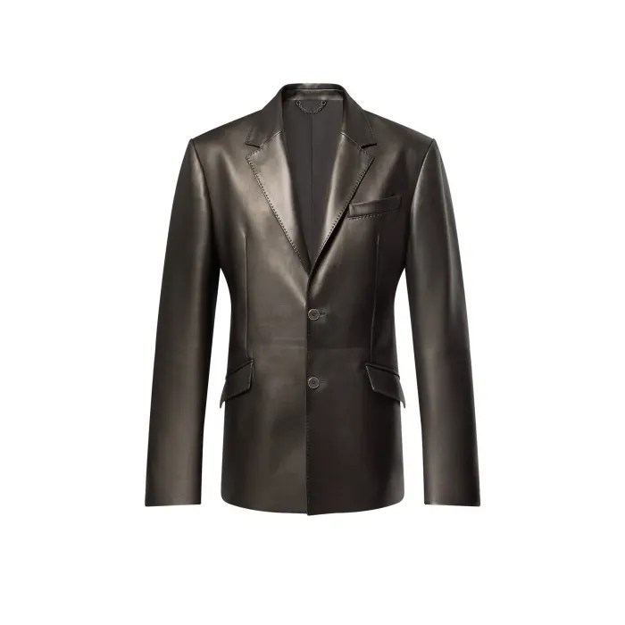 루이비통 Leather Single Breasted Jacket 1AHBX4 명품 | 명품하우스