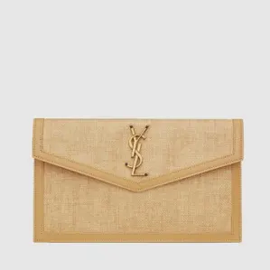 생로랑 라피아 업타운 파우치 5657392UF2W9985 명품 | 명품하우스