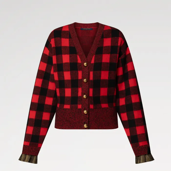 루이비통 Graphic Check Knit Cardigan 1AIRDN 명품 | 명품하우스