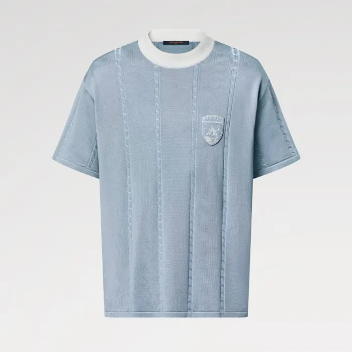루이비통 Silk Cotton Short Sleeved Crewneck 1AIJYJ 명품 | 명품하우스