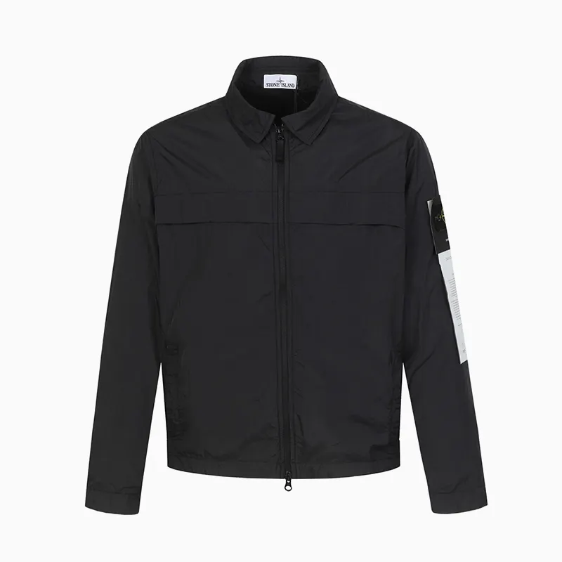 스톤 아일랜드 남성 가먼트 다이드 크링클랩스 오버 셔츠 자켓(블랙) 801510522 V0029 명품 | 명품하우스