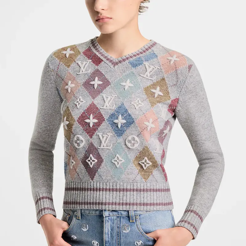 루이비통 3D Signature Argyle Pullover 니트 1AIQE1 명품 | 명품하우스