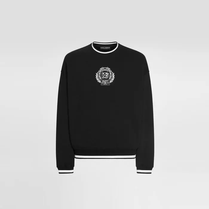 Dolce & Gabbana logo detail ribbed knit sweater G9BIQZHU7DUN0000 명품 | 명품하우스