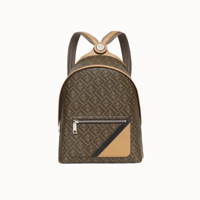 Fendi 펜디 키오도 다이애그널 FF 캔버스 백팩 브라운 7VZ076A9XSF1IKC 명품 | 명품하우스