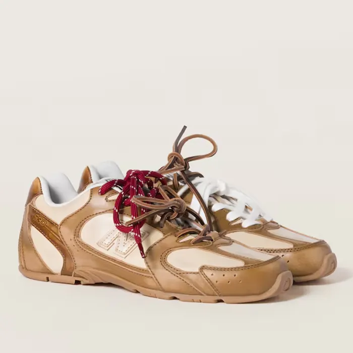 New Balance X Miu Miu 530 SL 테코 송아지 가죽 스니커즈 명품 | 명품하우스